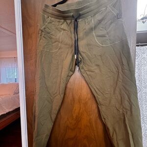 Womens zyia Olive Green Drawstring Jogger Pants
